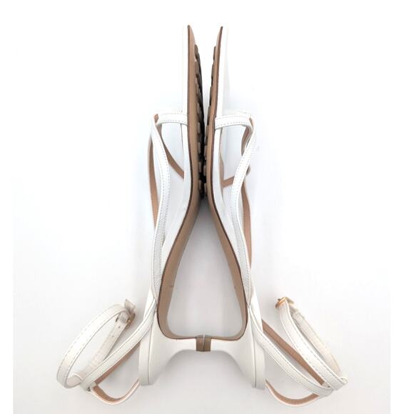 Bottega Veneta Stretch Ankle Strap Women's Sandal White Size US8 EU38 - Picture 3 of 12